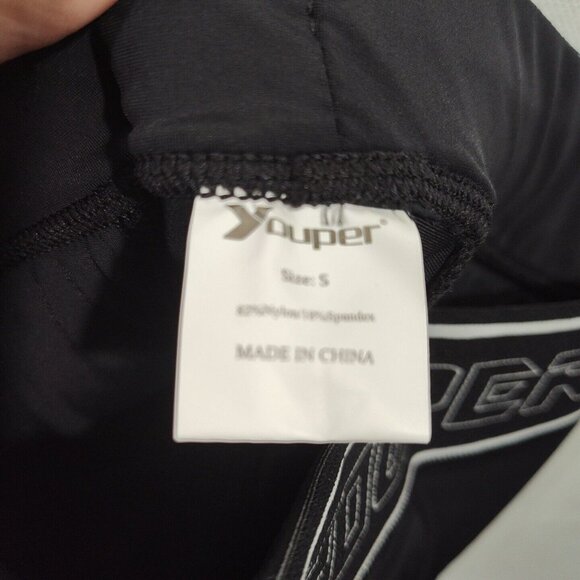 Youper Padded Sliding Shorts Boys Size S Black Baseball Football Sports - Picture 5 of 6